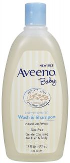 AVEENO Baby Wash & Shampoo   18 oz   
