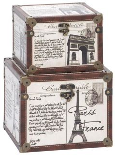 La France Boxes   Set of 2   Decorative Boxes   Home Accents   Home 