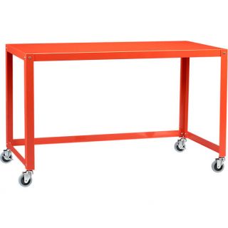 go cart bright orange desk in office furniture  CB2