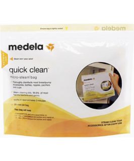 Medela Quick Clean Micro Steam Bag  5 Pack   accessories   Mothercare