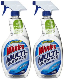 Windex Economy Size Vinegar Multi Surface Cleaner, 32 oz 2 pack