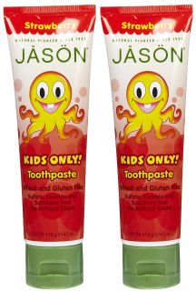 Kids Only Toothpaste with Calcium Carbonate, Strawberry   