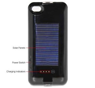 Iocell GSP1870 Solar Power iPhone Battery Pack   Made for iPhone 4 
