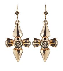 View the Spike and Crystal Earrings