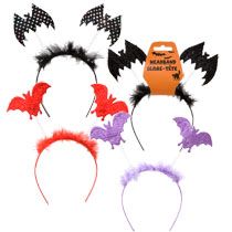 Al por mayor   Vinchas con antenas, diseños de Halloween en 