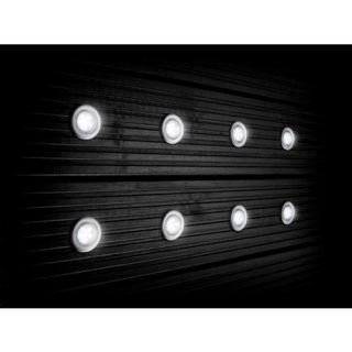 45mm White LED Deck Lights   Outdoor Lighting   Lighting  Decorating 