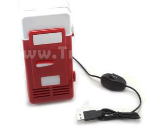 USB Hot and Cold Refrigerator Red   Tmart