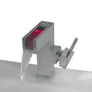 90 Grad Farbwechsel LED Wasserfall Badezimmer Waschtischarmaturen 
