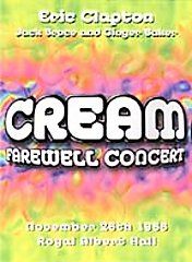 Cream   Farewell Concert DVD, 1999