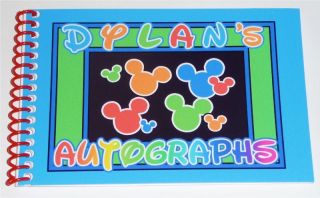 Personalized Autograph Book for DISNEY CHOICE OF BOOK