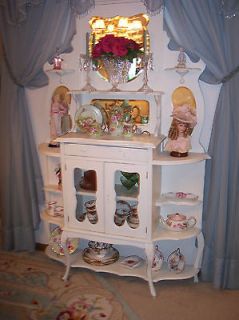 1800s Etagere   Shabby Cottage Chic French Country Victorian Gorgeous 