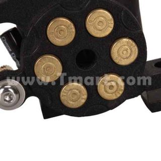 A13002 8 Wrap Coils Cast Iron Revolver Bullet Liner Shader Tattoo 