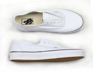 Vans 2011 U Era Laceless/True White 7 Shoes Mens Shoes