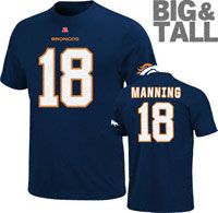 Peyton Manning Navy Denver Broncos Big & Tall Eligible Receiver Player 
