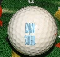 LOGO GOLF BALLBain de Soleil Suntan Lotion Company/Co.*Go​lfball*