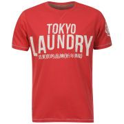 Tokyo Laundry Mens Classic Entry T Shirt   Deep Coral
