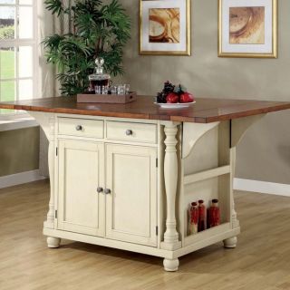 Country Cottage Style Kitchen Island at Brookstone—Buy Now