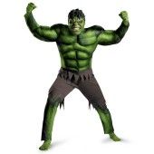 The Avengers Hulk Muscle Adult Costume