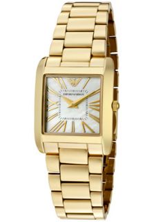 Emporio Armani AR2052 Watches,Womens Super Slim White Mother Of 