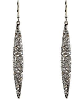 Alexis Bittar Crystal Encrusted Rhodium Toned Spear Earrings  Damen 