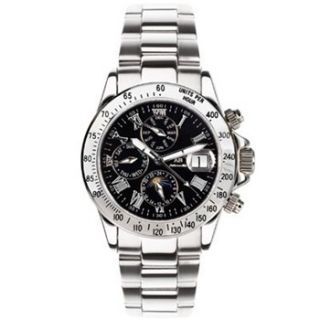 Andre Belfort Mens Silver Le Capitaine Watch