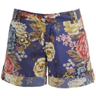 Joules Blue Robyn Cotton Shorts