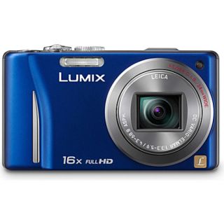 LUMIX DMC TZ20 super zoom hybrid camera blue   PANASONIC   Cameras 