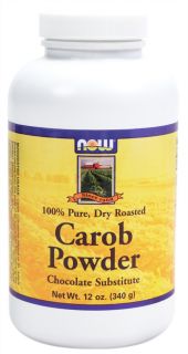 Buy NOW Foods   Carob Powder Roasted   12 oz. at LuckyVitamin 