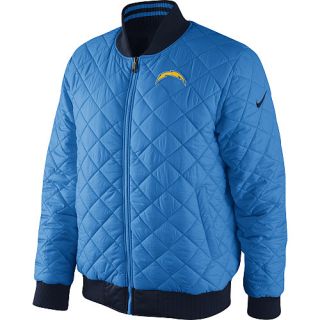 San Diego Chargers Outerwear Mens Nike San Diego Chargers Reversible 