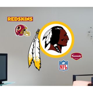 Fathead Washington Redskins Logo Wall Graphic   NFLShop