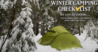 Winter Camping Checklist    Checklists  Free 
