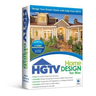 Avanquest USA HGTV Home Design Software for Mac (OEM Packaging) (HGTV 