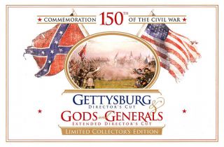 Gettysburg Gods and Generals DVD, 2011, 6 Disc Set, Directors Cut 