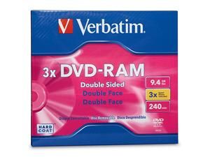 .ca   Verbatim 9.4GB 3X DVD RAM Single Jewel Case Disc Model 