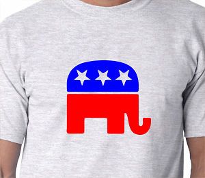 Republican elephant T shirt Political Shirt politics tee