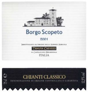 Borgo Scopeto Chianti Classico 2001 