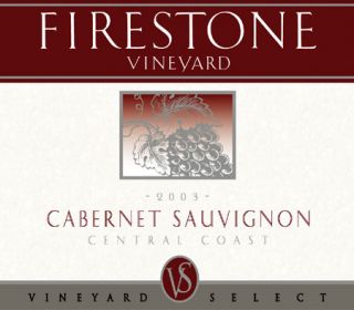 Firestone Vineyard Select Cabernet Sauvignon 2003 