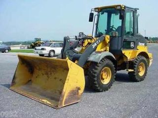 2009 John Deere 244J Wheel loader with cab and A/C, Very Good Solid 