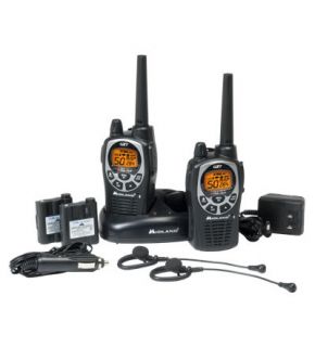   36 Mile 50 Channel FRS/GMRS Two Way Radio (Pair) (Black/Silve