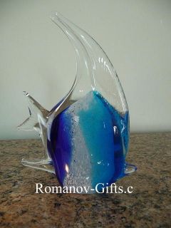 Murano DArte Art Glass Mid Century Modern Angel FISH