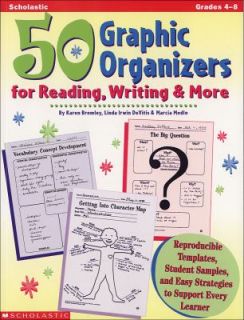 50 Graphic Organizers for Reading, Writing and More Reproducible 