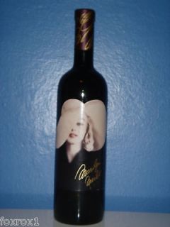 Marilyn Monroe 2002 Napa Valley Merlot Red Wine Sealed