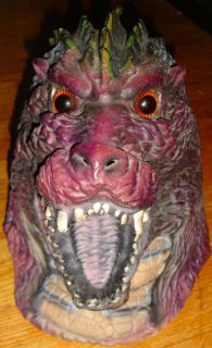 RARE Purple Godzilla Monster Latex Halloween Mask Adult sized