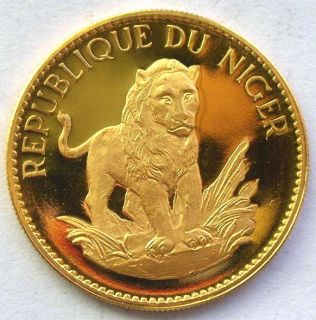 Niger 1968 Independence 50 Francs Gold Coin,Proof