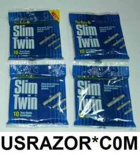   Slim Twin Refills Blades cartridge fit GILLETTE Atra Plus Razor Shaver