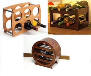 Wine Bottle Racks in different variations