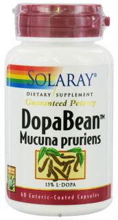 Solaray   Guaranteed Potency DopaBean 333 mg.   60 Capsules (Mucuna 