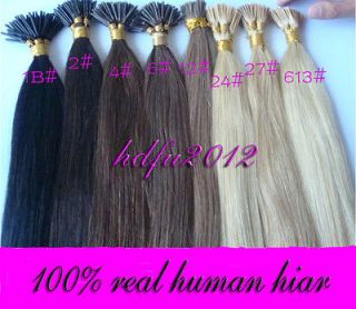 remy i tip hair extensions in Womens Hair Extensions
