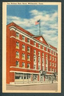 The Nathan Hale Hotel, Willimantic CT Postcard