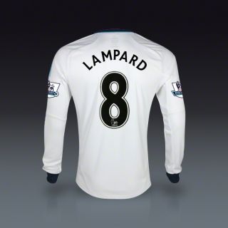 adidas Frank Lampard Chelsea Long Sleeve Away Jersey 12/13  SOCCER 
